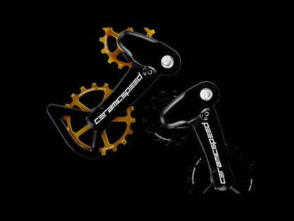 Chape dérailleur  CeramicSpeed Coated OSPW X Pulley Wheels for Shimano XT/XTR 12-speed - black