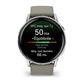 Montre de Sport Garmin Venu® 4 - 45 mm Silver avec bracelet en silicone gris