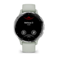 Montre de Sport Garmin Venu 3S boîtier  acier inoxydable et bracelet en silicone vert sauge