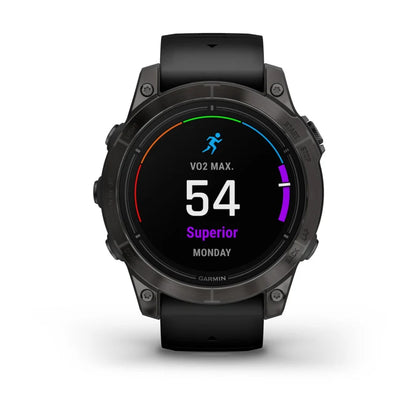 Montre  Garmin Epix Pro Gen 2 Sapphire Titane 47mm Noir Carbon Gris