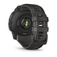 Montre GPS Garmin Instinct 3 AMOLED - 50 mm Noir avec Bracelet en Silicone Gris Charcoal