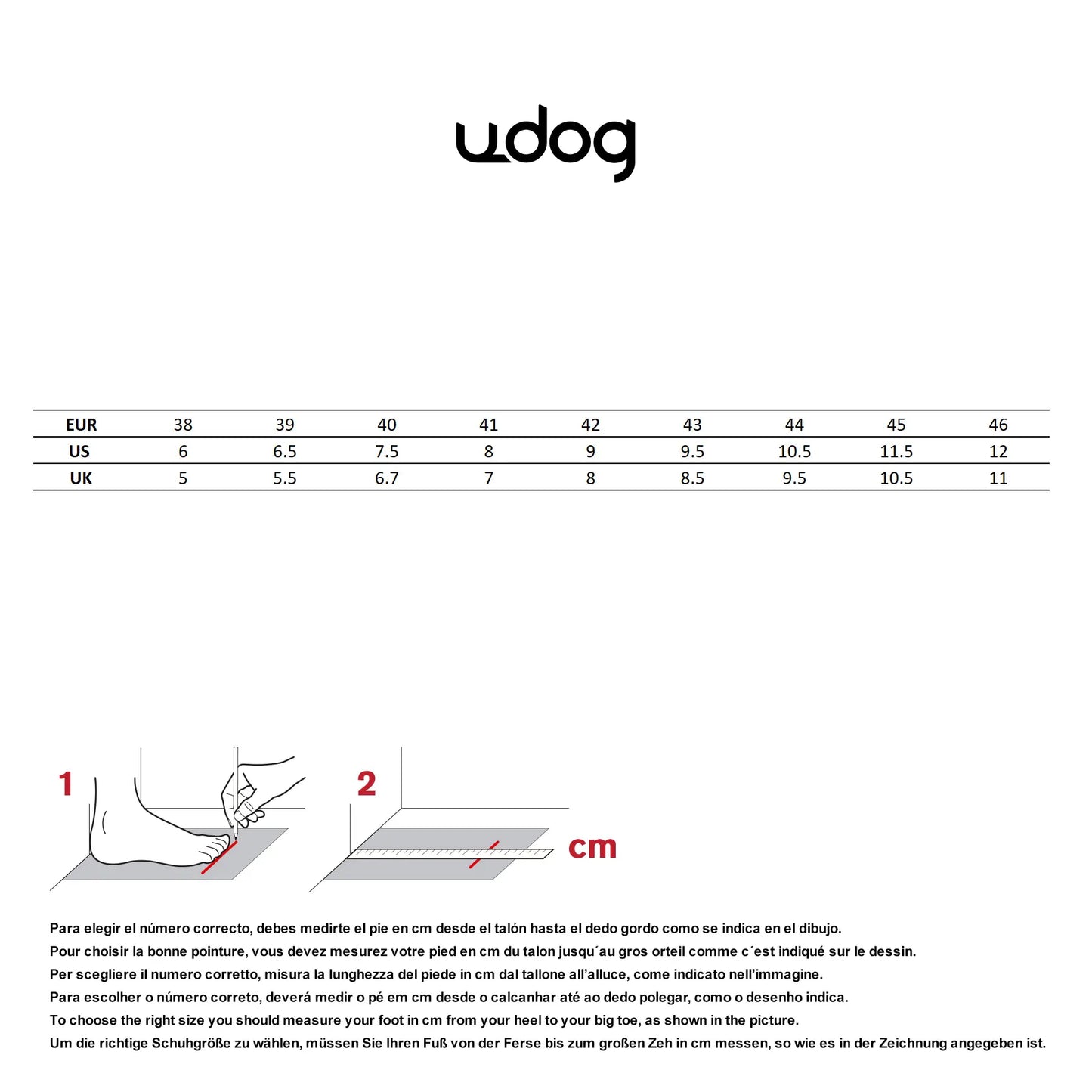 CHAUSSURES UDOG CENTO BLANC
