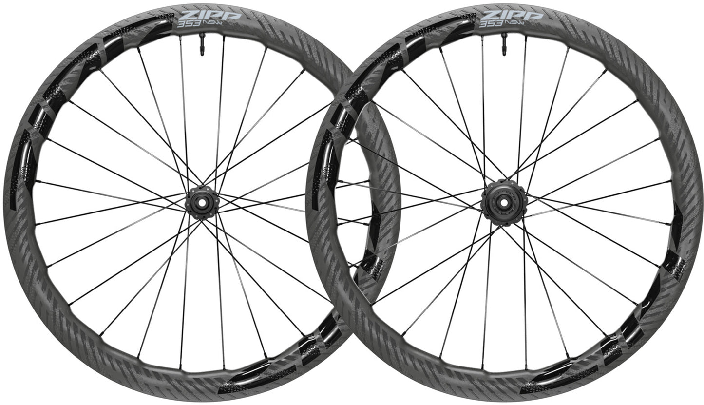 PAIRE DE ROUES ZIPP 353 NSW TUBELESS DISQUE CL 12V XDR