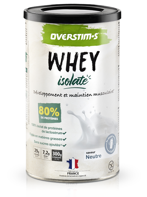 Protéines Whey Isolate Boîte 300g Overstims