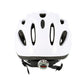 CASQUE ENFANT OPTIMIZ O102 BLANC BRILLANT AVEC REGLAGE OCCIPITAL 52 / 56