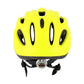 CASQUE ENFANT OPTIMIZ O102 JAUNE MAT AVEC REGLAGE OCCIPITAL 52 / 56 (LED INTEGRE)
