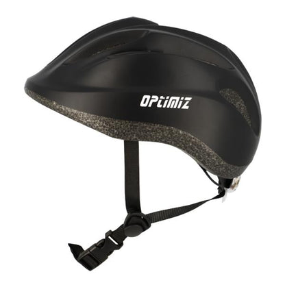 CASQUE ENFANT OPTIMIZ O102 NOIR MAT AVEC REGLAGE OCCIPITAL 52 / 56 (LED INTEGRE)