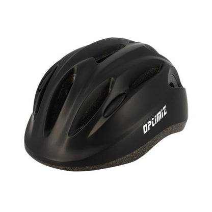 CASQUE ENFANT OPTIMIZ O102 NOIR MAT AVEC REGLAGE OCCIPITAL 52 / 56 (LED INTEGRE)