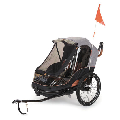 REMORQUE / POUSSETTE ENFANT BOBIKE MOOBE GRIS CHARGE MAXI 44KG