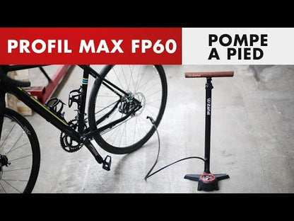 POMPE À PIED ZEFAL PROFIL MAX FP60 AVEC MANOMÈTRE