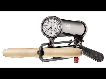POMPE À PIED LEZYNE DIGITAL PRESSURE OVER DRIVE (MAX 220 PSI / 15 BAR) NOIR